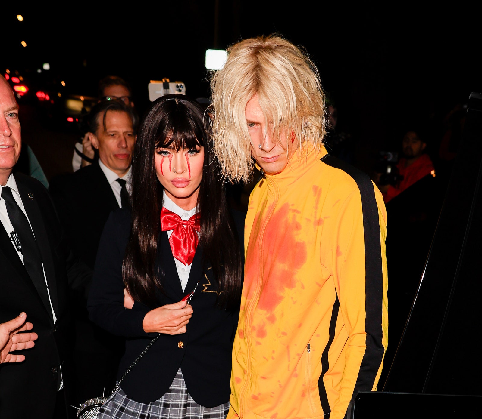 Megan Fox et Machine Gun Kelly à la fête d'Halloween annuelle « Casamigos », le 27 octobre 2023 à Los Angeles.