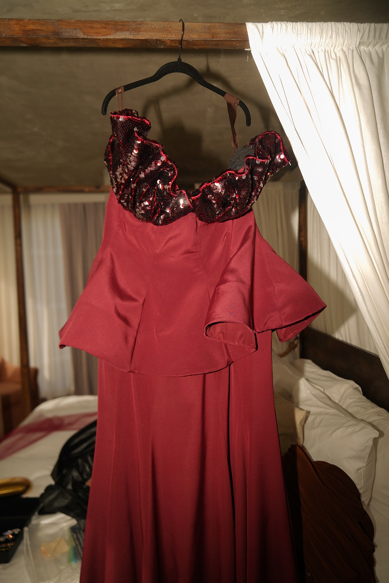 Comment Da'Vine Joy Randolph s'est préparée pour une soirée triomphale aux Golden Globes 2024 La robe Rodarte personnalisée avec un corsage de perles sirène.