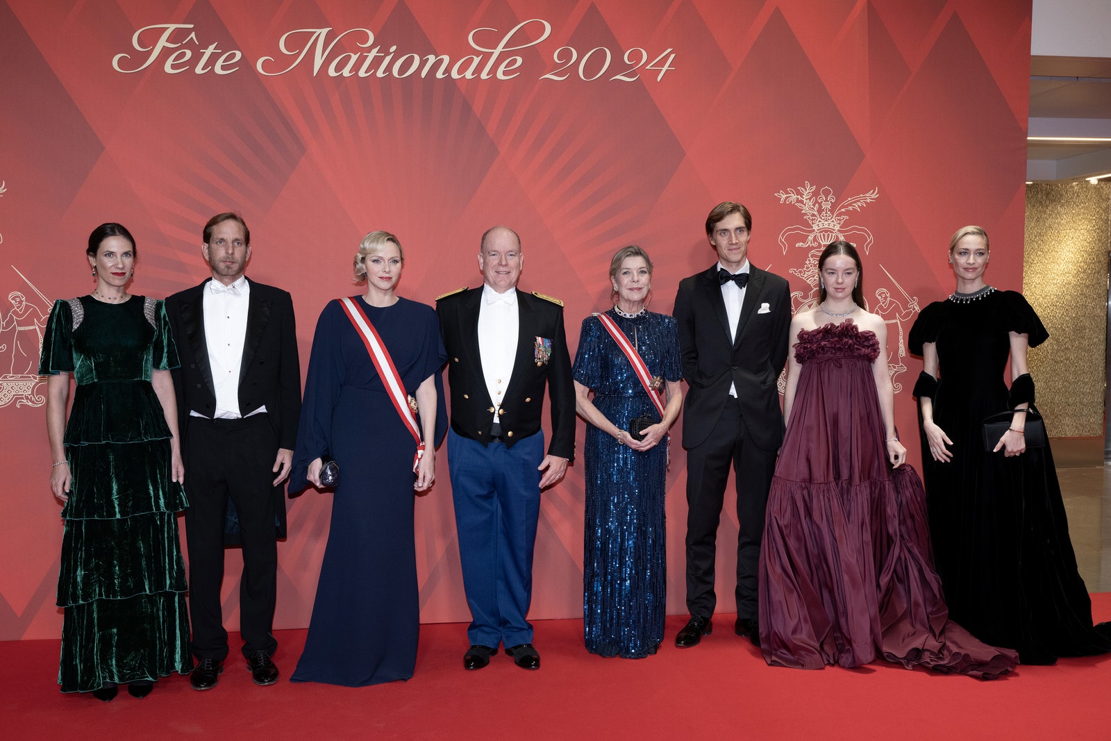L'image peut contenir Albert II, prince de Monaco, Tatiana Santo Domingo et Charlène, princesse de Monaco