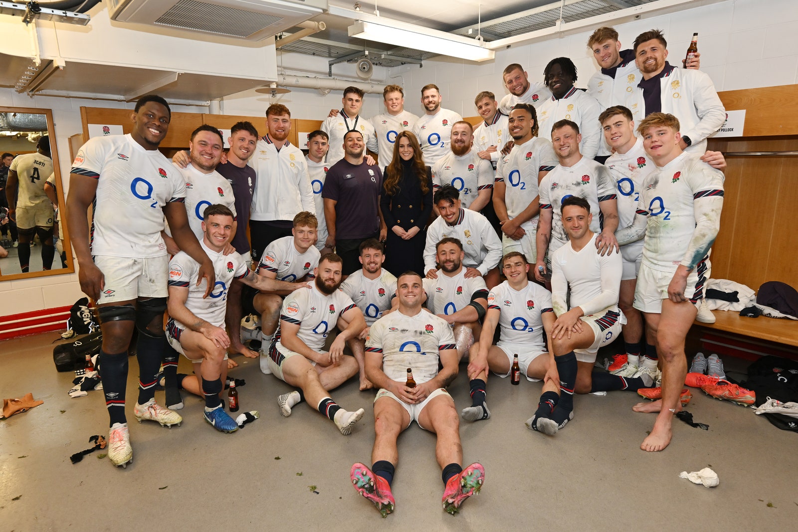 L'image peut contenir Hadi Sacko Jamie George Henry Slade Ezequiel Rescaldani George Ford Peter Horne et Andre Birleanu