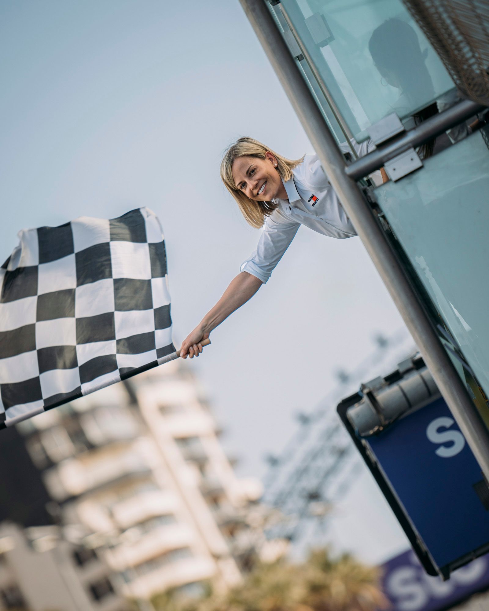 L'image peut contenir Susie Wolff Head Person Face Happy and Adult