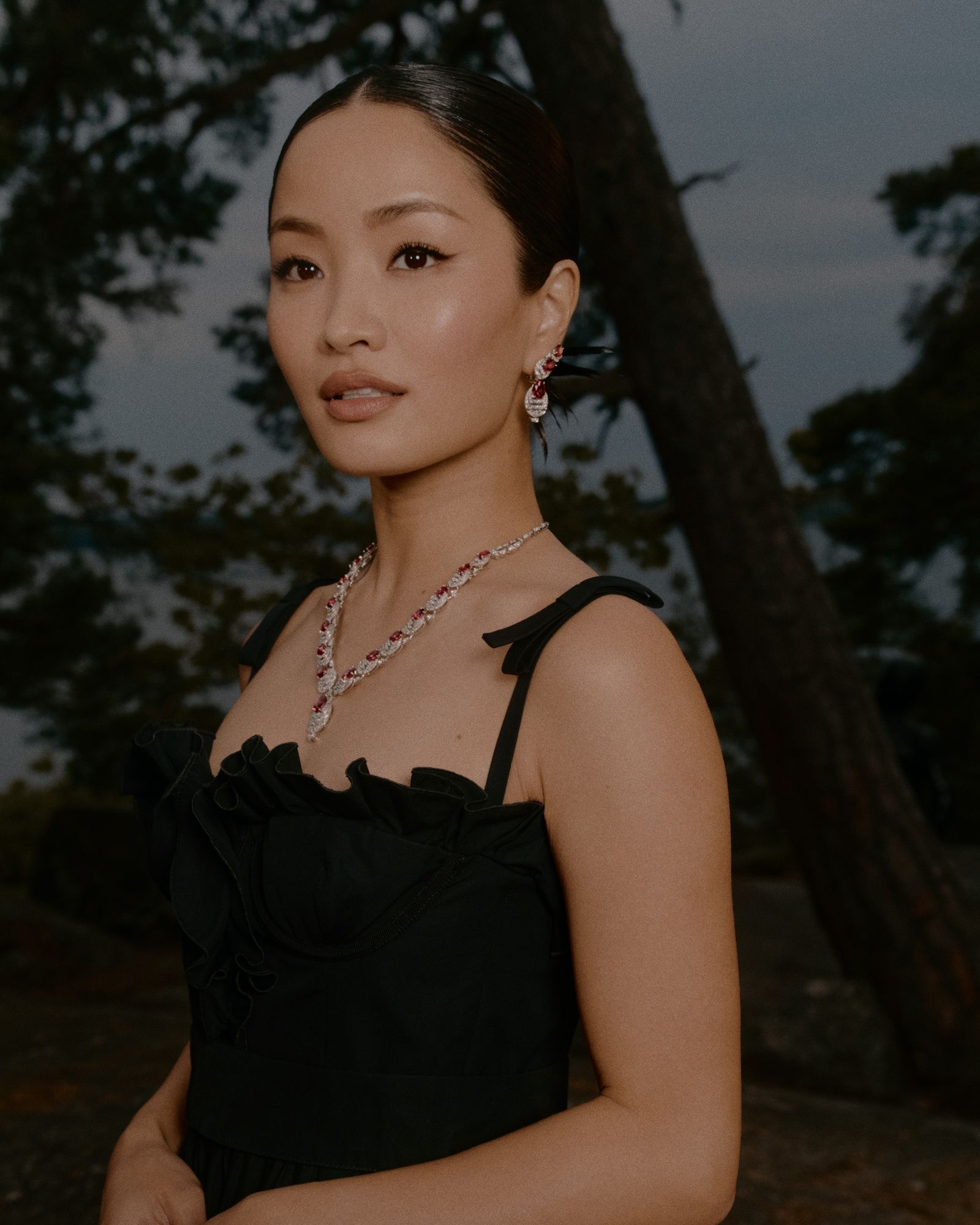 L'image peut contenir une robe de vêtements de vêtements Jetsun Pema