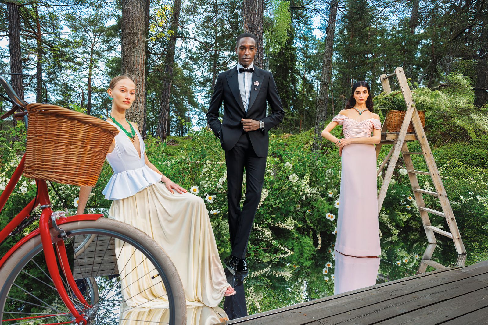 L'image peut contenir des accessoires de mariage à personne adulte al Harris