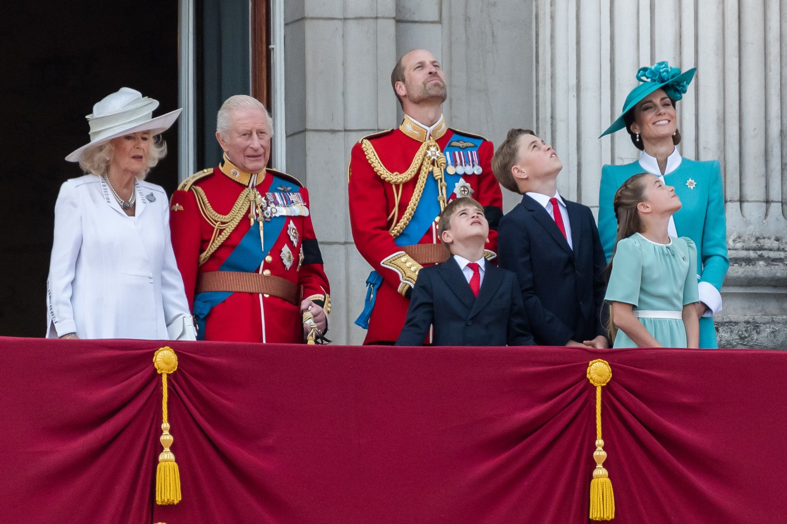 L'image peut contenir Charles Prince of Wales Prince William Duke de Cambridge et Prince George de Cambridge