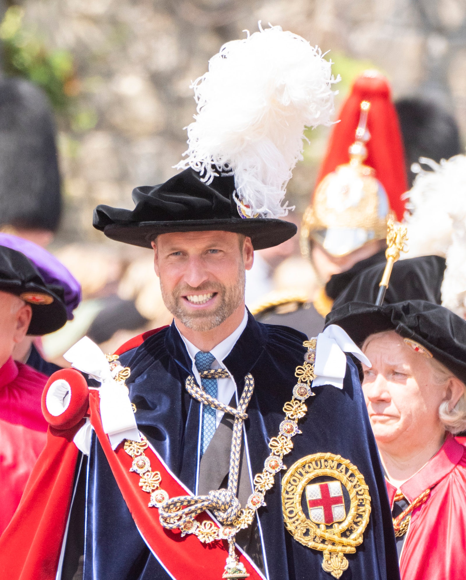 L'image peut contenir le prince William Duke de Cambridge Personne Personnes Clothing chapeau de vêtements pour adultes tête et photographie
