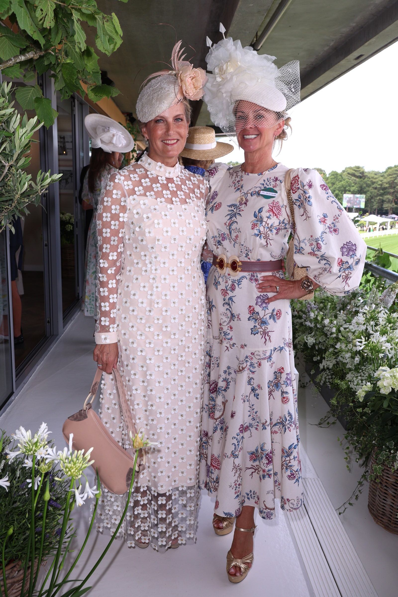 L'image peut contenir la comtesse Sophie de Wessex Vesna trivalić Plant Plant Potted Plant Accessories et sac à main