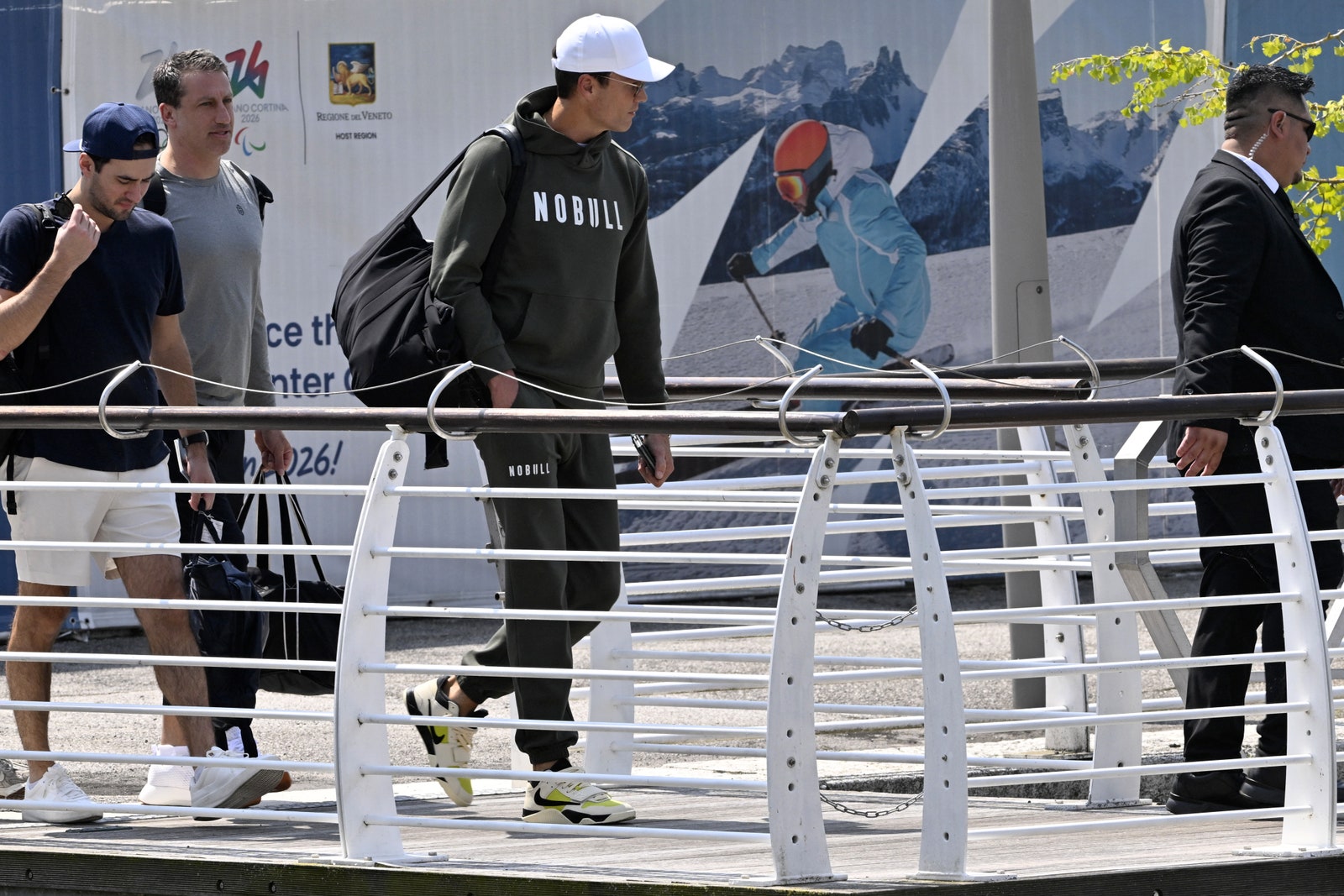 Tom Brady All'arrivo a Venezia.