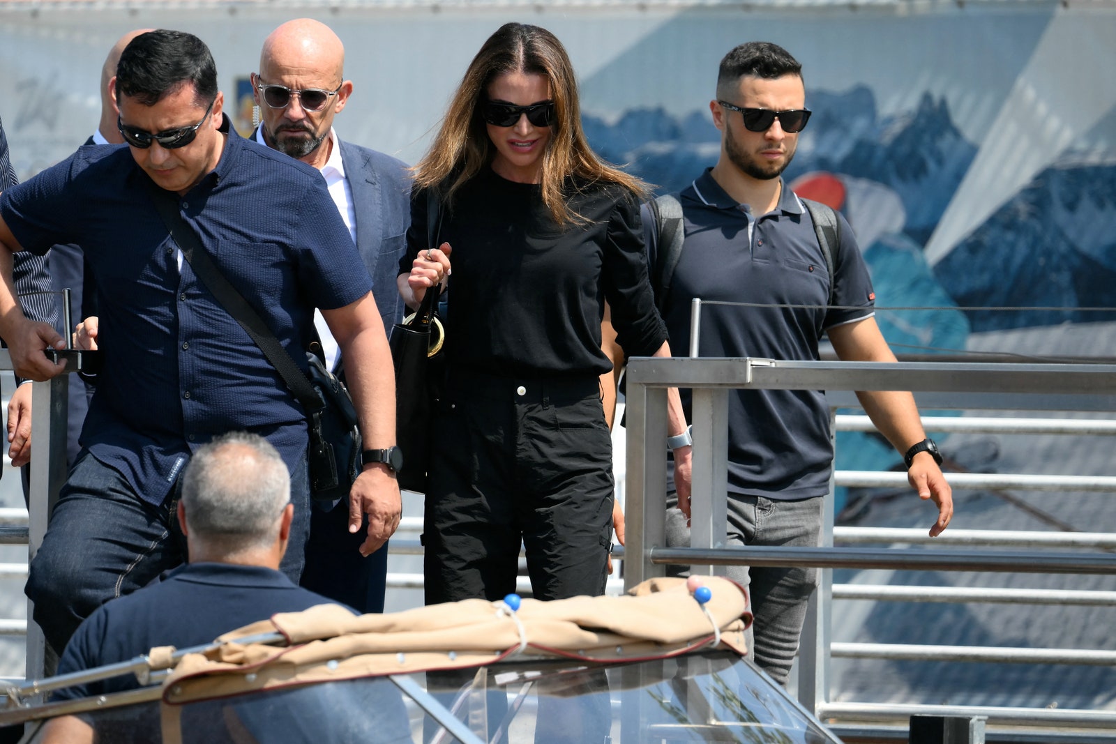 Rania di Giordania Arriva A Venezia.