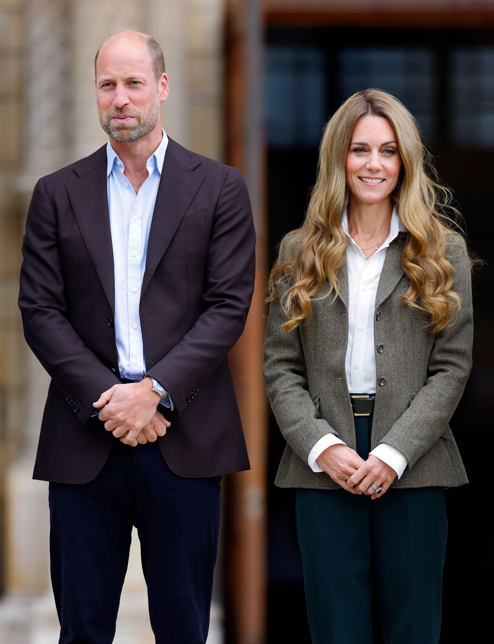 Le prince William Prince de Galles et Catherine Princess of Wales arrivent pour une visite au Musée naturel du Natural Museum ...