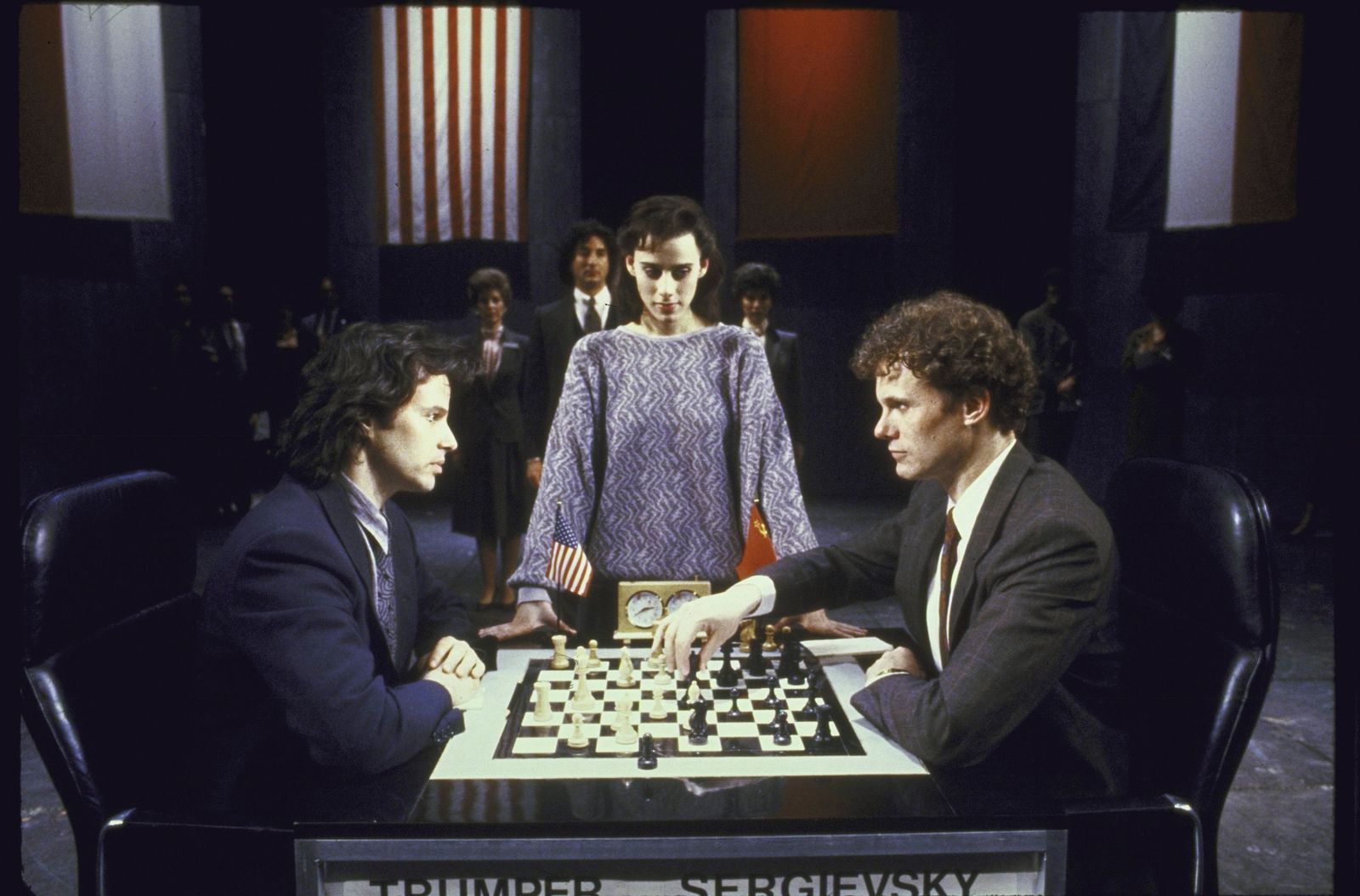 Game sur les échecs à Broadway en 1988.