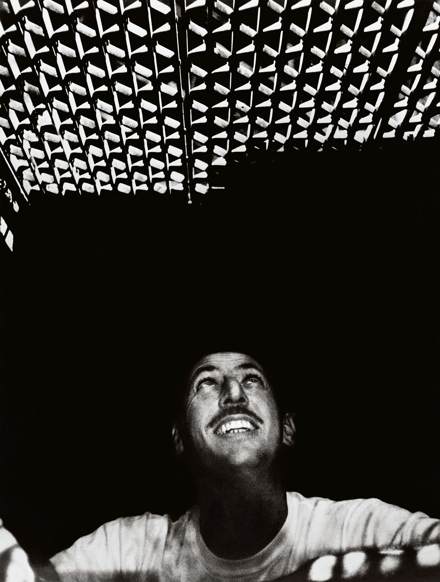 L'opérateur de machine à vent Paul Wurtzel dans le tunnel du métro.