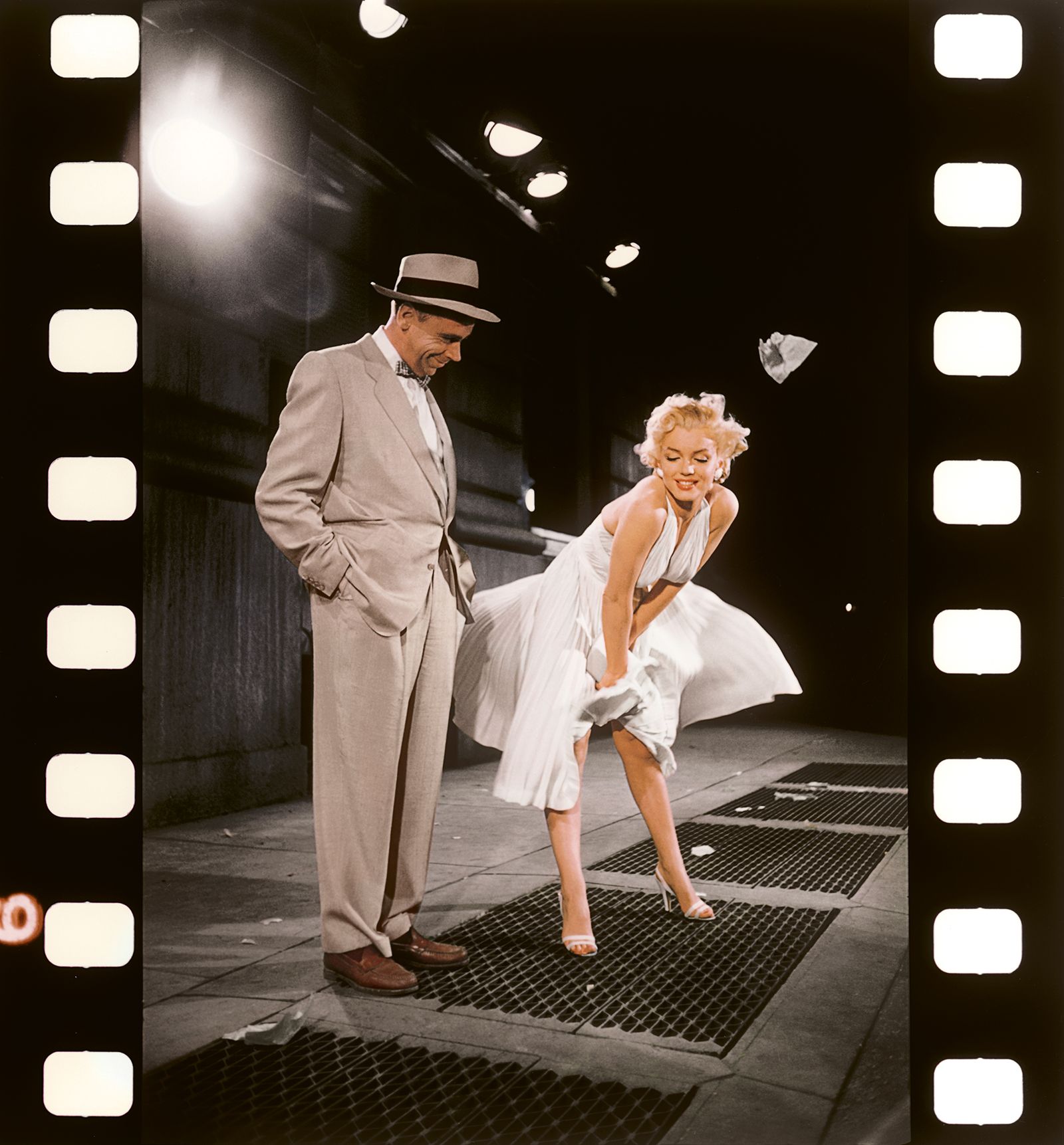 Ewell et Monroe lors du re-coffre à Los Angeles California 1954.