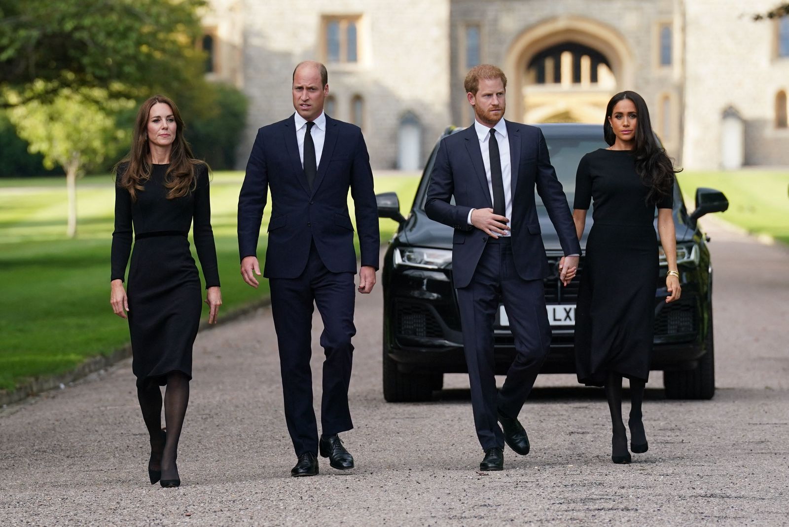 Catherine Princess of Wales Prince William Prince of Wales Prince Harry Duke of Sussex et Meghan Duchess of Sussex à ...