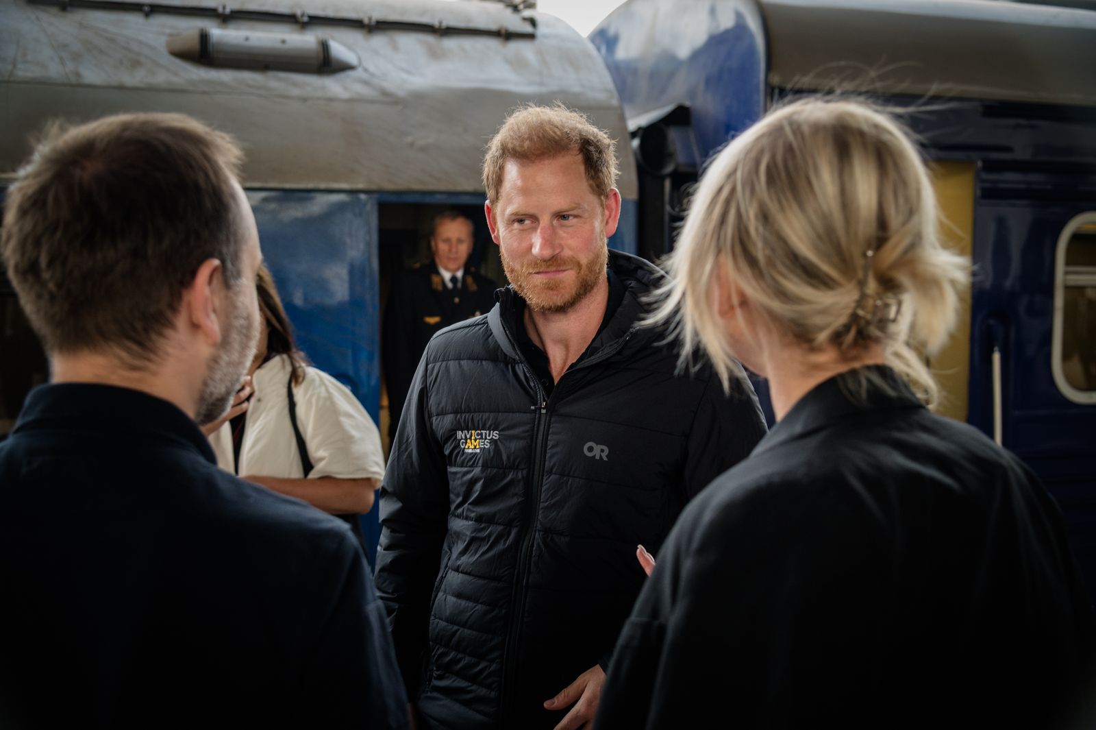 Prince Harry lors de sa visite en Ukraine