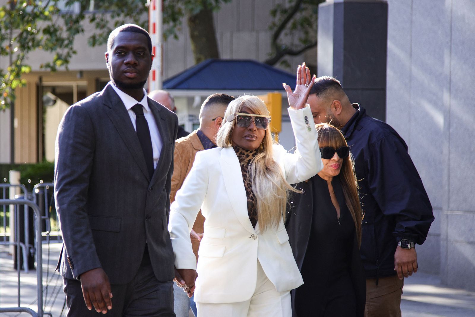 Janice Combs, mère de Sean Diddy Combs, arrive à la Cour fédérale de Manhattan le 3 octobre 2025 à New York.