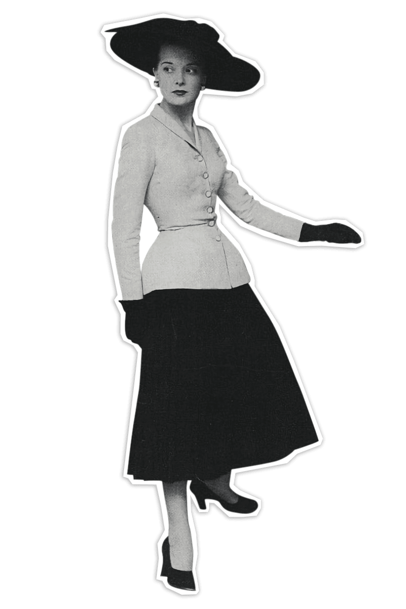 Modèle Dior de 1947.