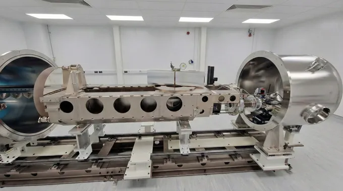Une image d'un spectrographe qui aidera à rechercher des planètes comme la Terre