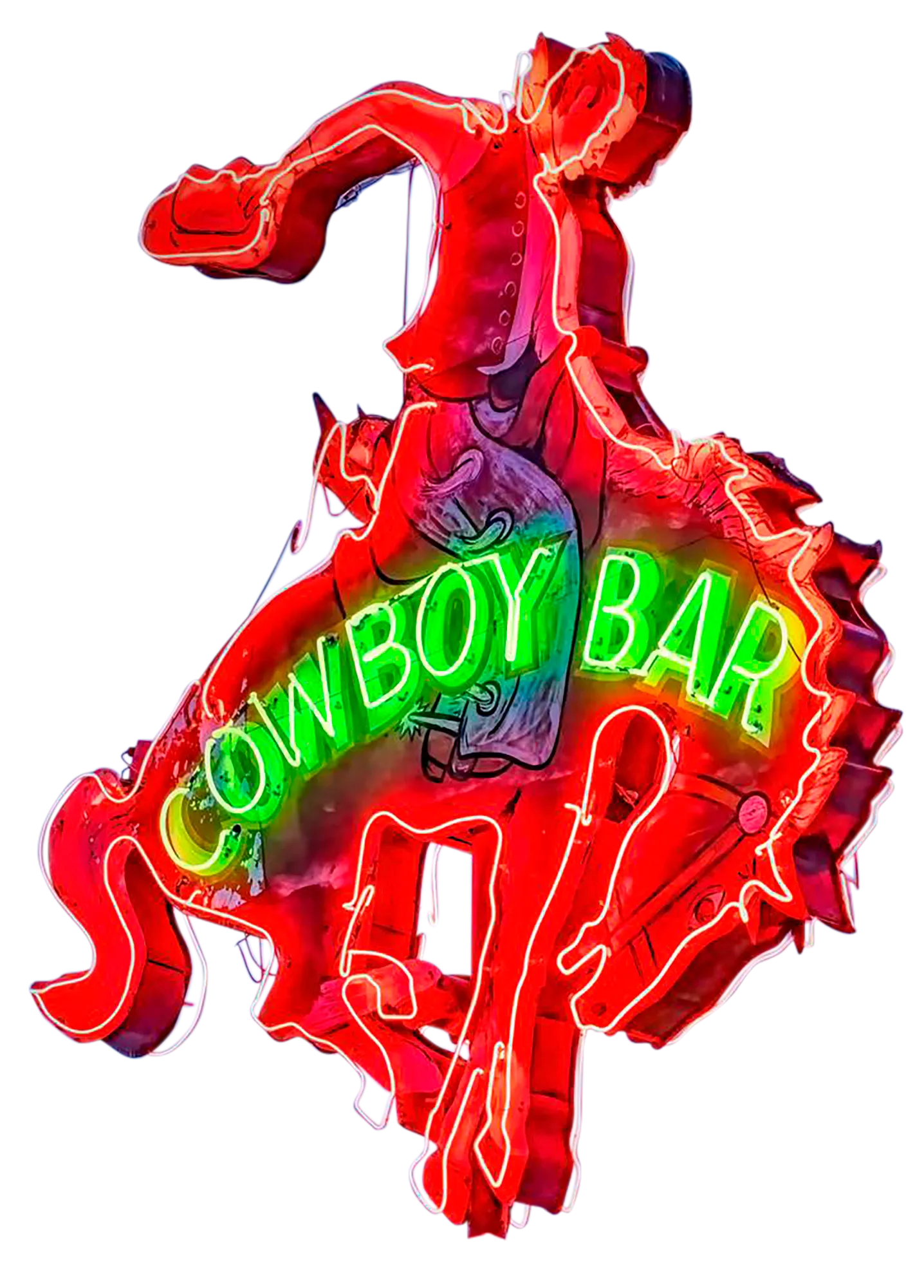 L'image peut contenir de la nourriture au néon clair et du ketchup