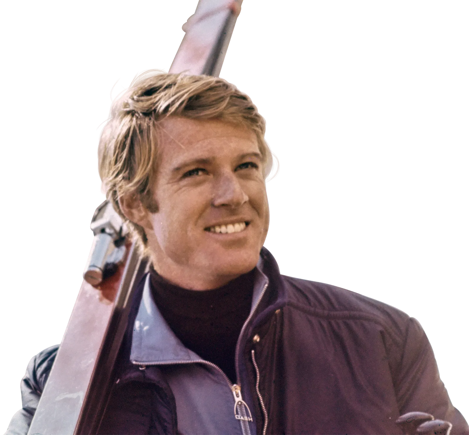 L'image peut contenir Robert Redford Visage Heureux Tête Personne Sourire Vêtements Manteau Veste Photographie Portrait et Adulte