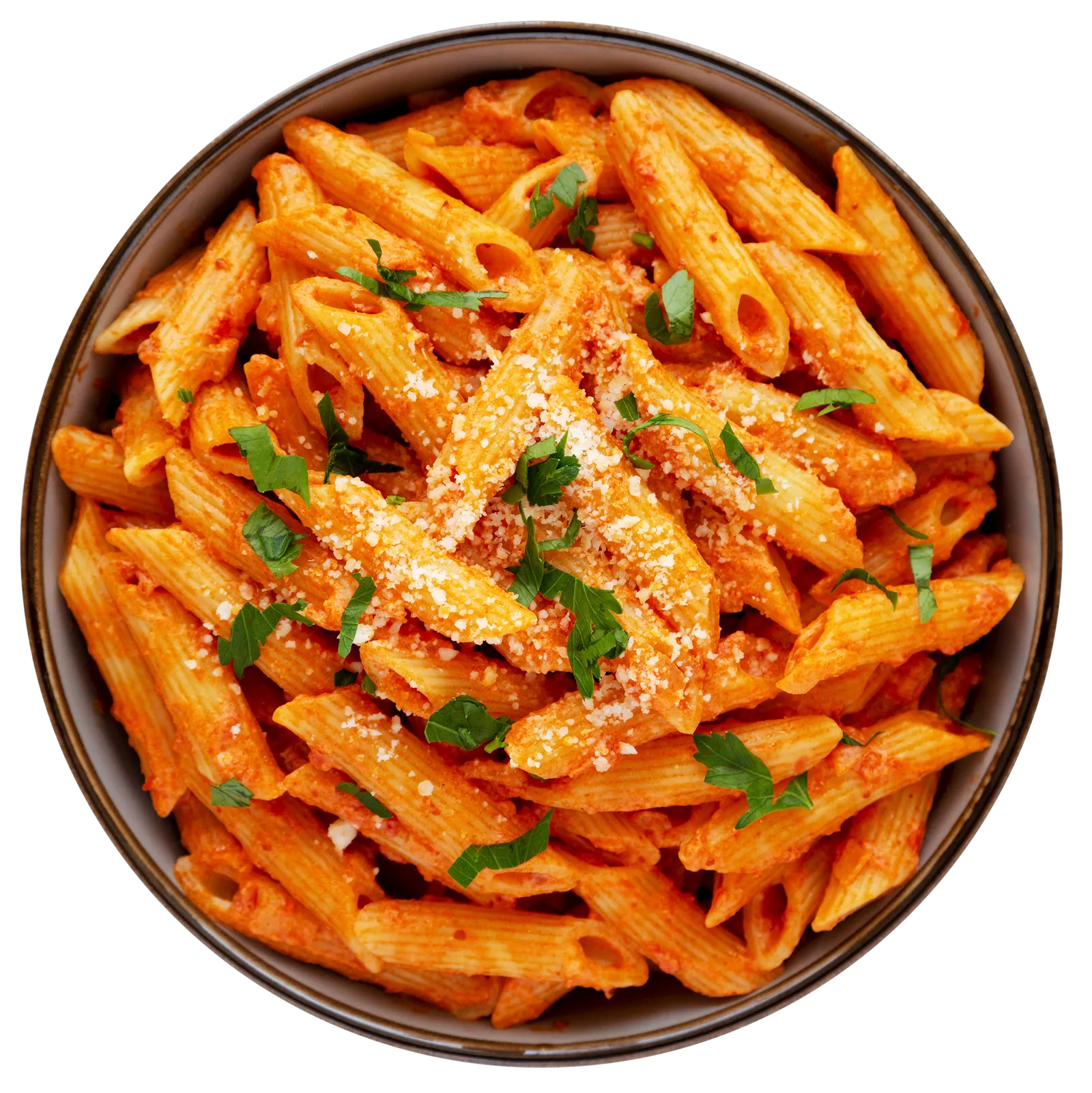 L'image peut contenir des aliments Pâtes Présentation alimentaire Macaroni et assiette