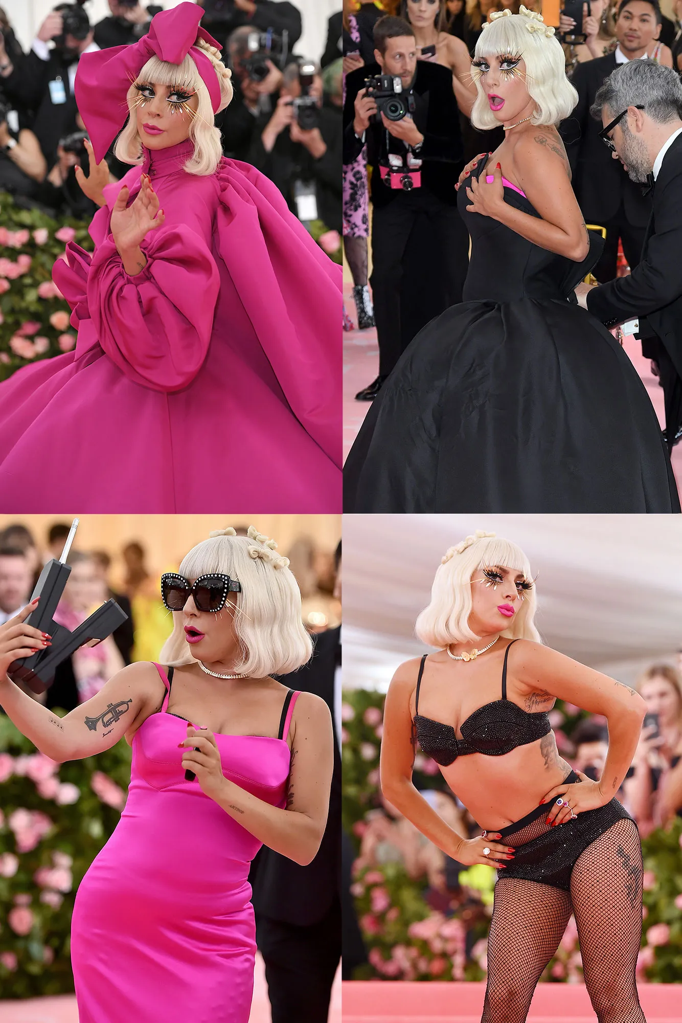 L'image peut contenir Lady Gaga Lady Gaga Lady Gaga Lady Gaga Jon Snodgrass Bill Kenney Vêtements Costume et personne