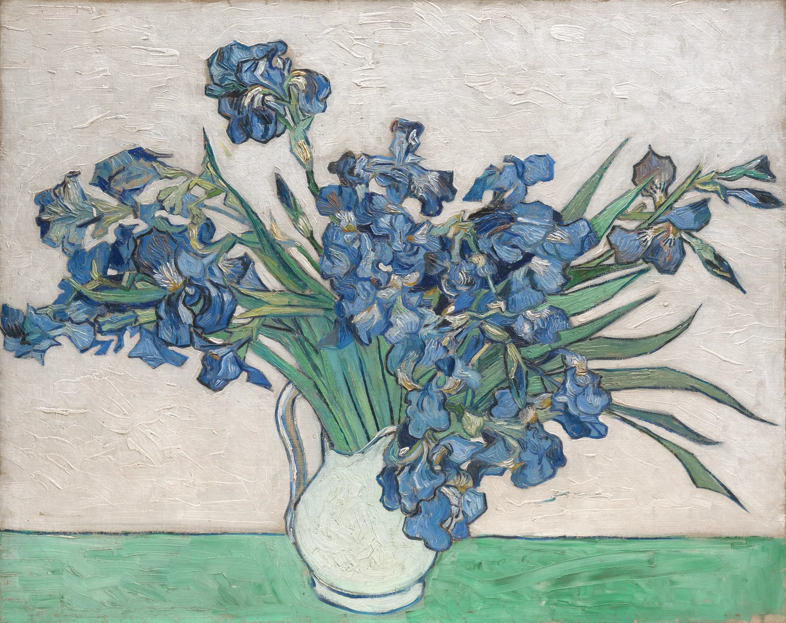 L’image peut contenir des œuvres d’art, des peintures, des motifs floraux, des graphiques, des fleurs, des plantes et des poteries.