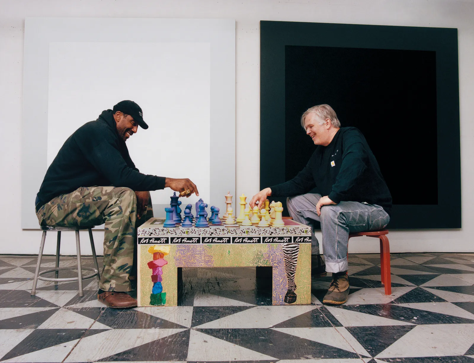 L'image peut contenir un jeu d'échecs et un jeu pour une personne adulte d'Amar'e Stoudemire