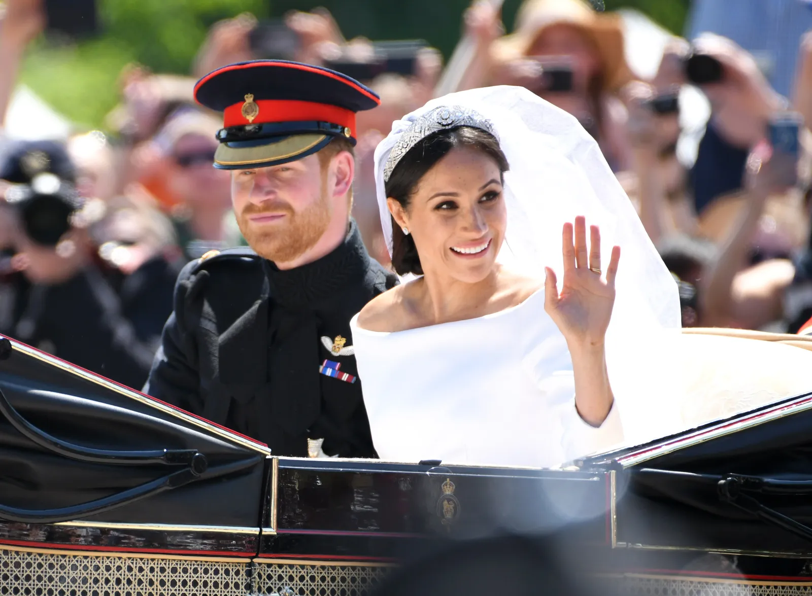 L'image peut contenir Meghan, duchesse de Sussex, prince Harry, duc de Sussex, personne adulte, visage, tête et photographie.