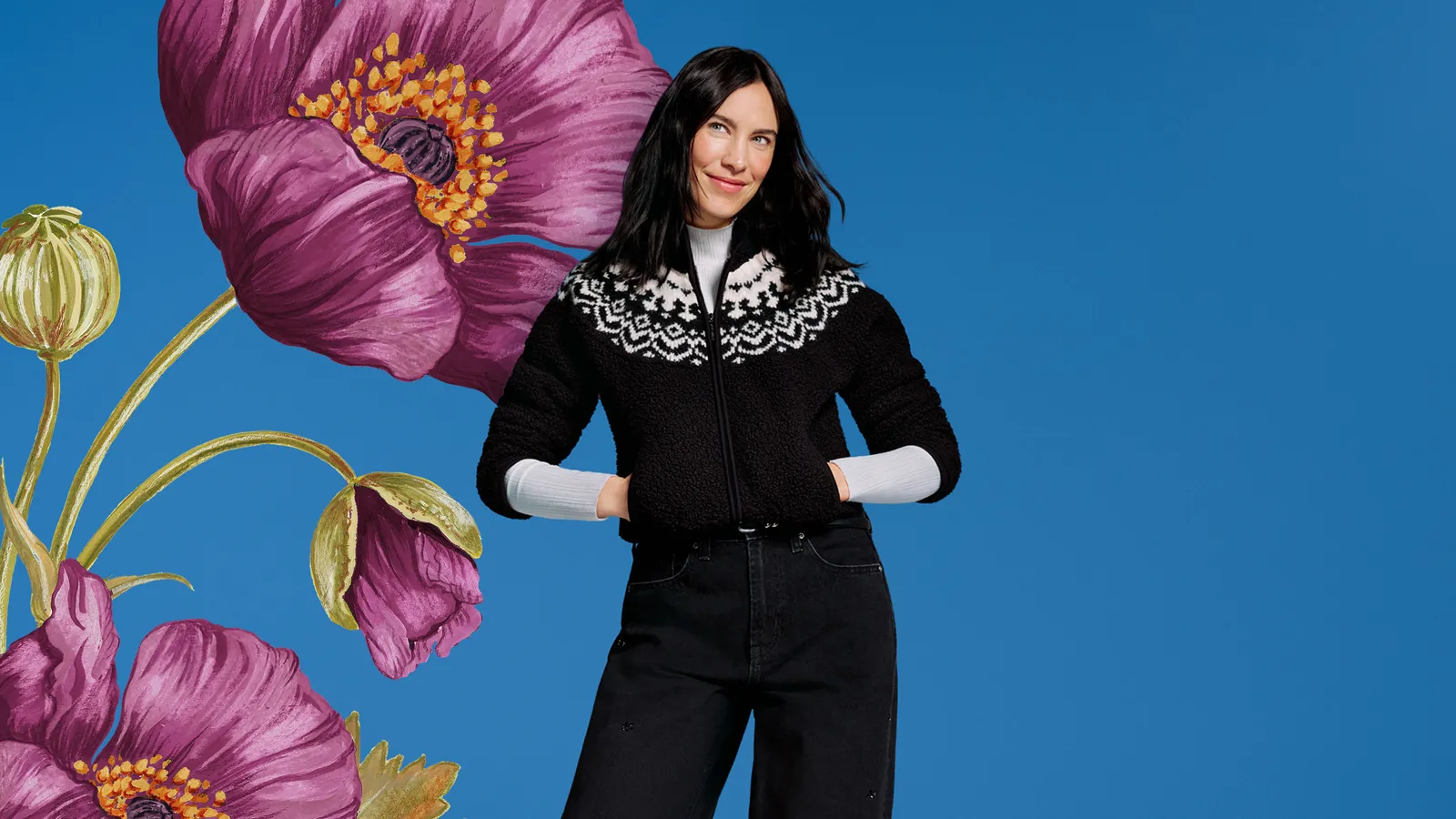 Le patriotisme de la mode américaine de Joseph Altuzarra et Zac Posen L'image peut contenir Alexa Chung Vêtements Tricots Pull Personne adulte Manteau Veste Jeans Pantalon Visage et tête
