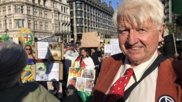 Stanley Johnson père de Boris Johnson extinction rebellion