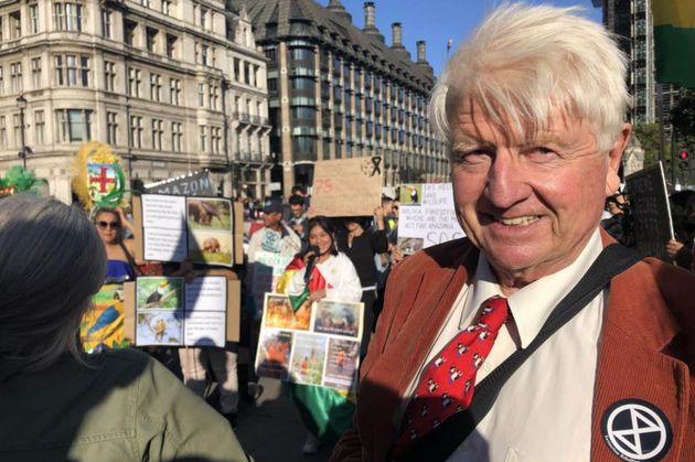 Stanley Johnson père de Boris Johnson extinction rebellion