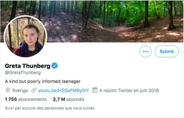 Après Donald Trump, Greta Thunberg "troll" Vladimir Poutine