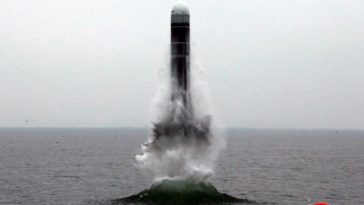 Corée du Nord Missile sous-marin