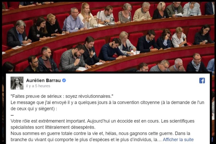 "Nous n’avons pas peur d’un effondrement : nous sommes dans l'effondrement"| Le message d'Aurélien Barrau à la Convention Citoyenne pour le climat