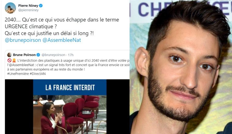 Pierre Niney et Brune Poirson s'écharpent sur l'interdiction du plastique en 2040