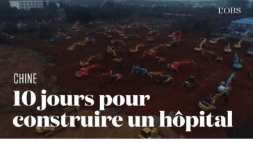 La Chine construit un hôpital de 1 000 lits en 10 jours pour les patients atteints du coronavirus