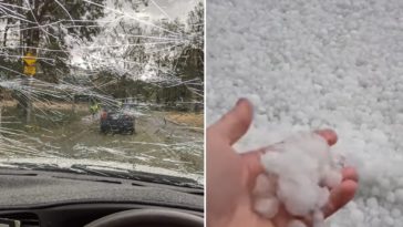Australie: une tempête de grêle s'est abattue sur Canberra