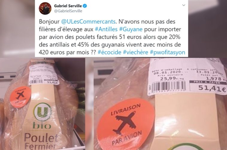 Un poulet bio à 51€ met en colère les français d'Outre-Mer