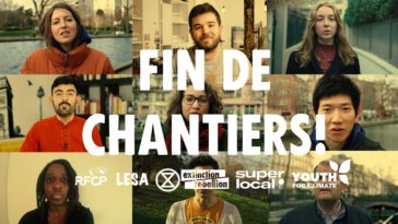Extinction Rebellion lance l'opération "Fin de chantiers!"