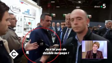 Le Ministre de l’Agriculture Didier Guillaume arrache le micro d'un journaliste après une question embarrassante