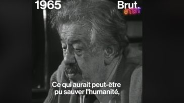En 1965, l'acteur Michel Simon évoquait la 6ème extinction de masse