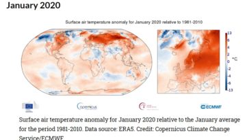 Janvier 2020 est le mois de janvier le plus chaud jamais enregistré