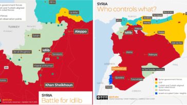 Syrie : 900.000 civils fuient les bombardements du régime | La Turquie menace d'attaquer