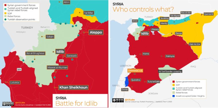Syrie : 900.000 civils fuient les bombardements du régime | La Turquie menace d'attaquer