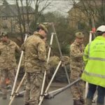 Les images impressionnantes de la tempête Dennis, l'armée à la rescousse en Angleterre