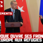 Ankara réplique à des bombardements en Syrie et ouvre ses frontières vers l'Europe aux réfugiés syriens