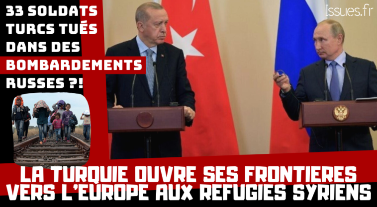 Ankara réplique à des bombardements en Syrie et ouvre ses frontières vers l'Europe aux réfugiés syriens