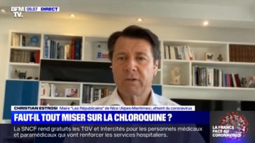 Christian Estrosi guéri du coronavirus en 6 jours grâce au traitement Didier Raoult à la chloroquine
