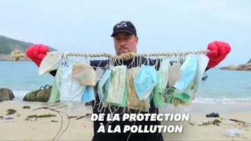 En Chine, les masques utilisés contre le coronavirus créent une nouvelle pollution