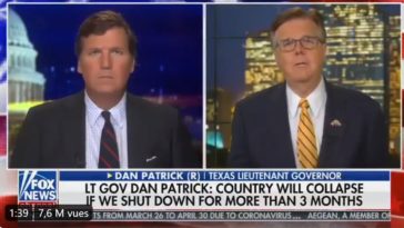 Le vice gouverneur du Texas appelle à sacrifier les grands parents pour sauver l'économie